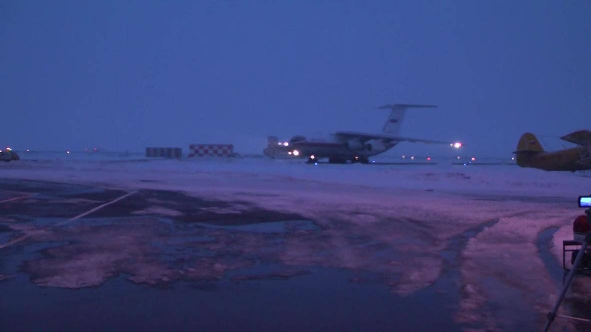 Russia: EMERCOM jet arrives at Volgograd airport