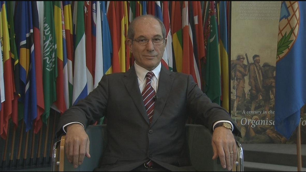 Netherlands: Syrian chemical weapons progress "very significant - OPCW Director-General