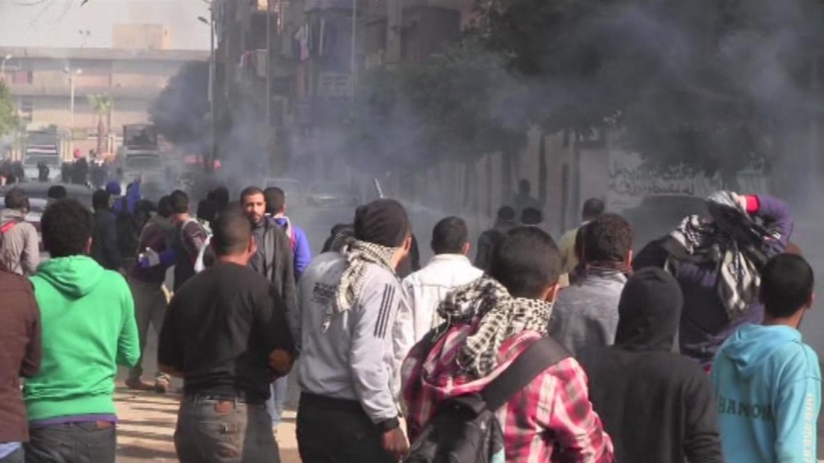 Egypt: Clashes in Giza rage despite protest ban