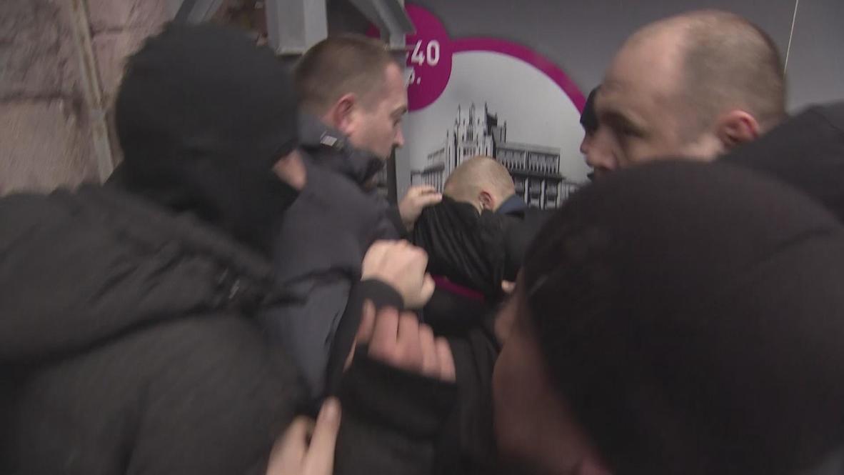 Ukraine: Attacker detained during LGBT / Euromaidan rally