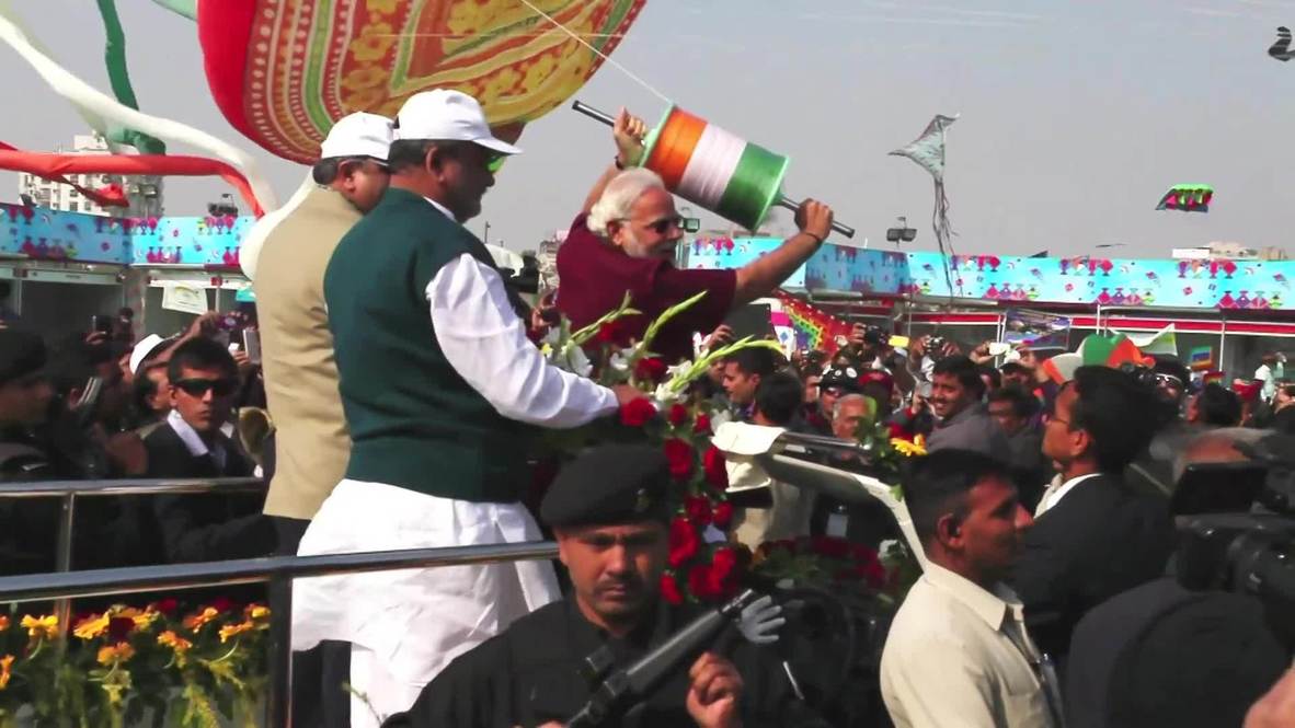 India: International 3-day Kite Festival launched in Ahmedabad