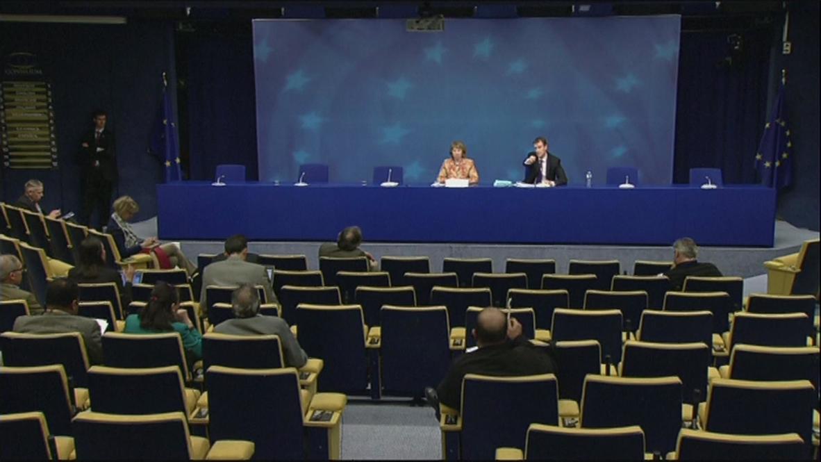 Belgium: Ashton "concerned" over developments in Ukraine