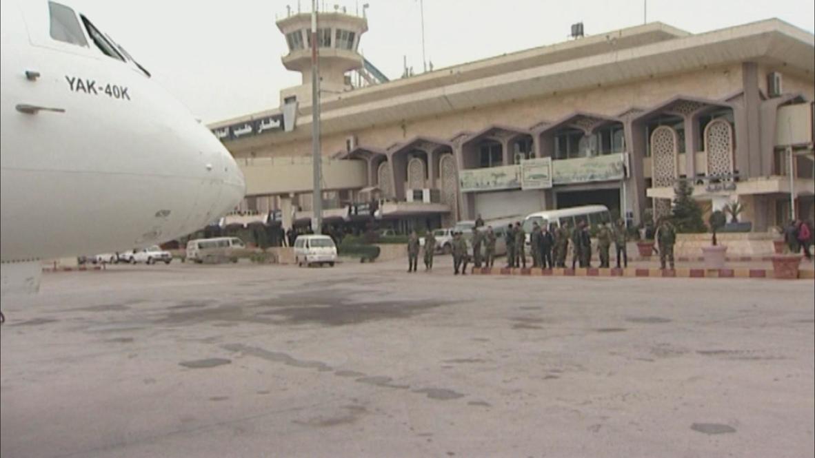 Syria: First international flight in a year touches down in Aleppo