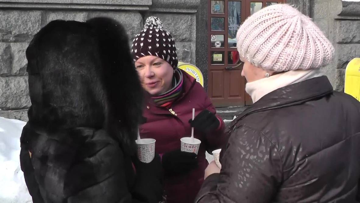 Ukraine: Coffee keeps the protesters full of beans