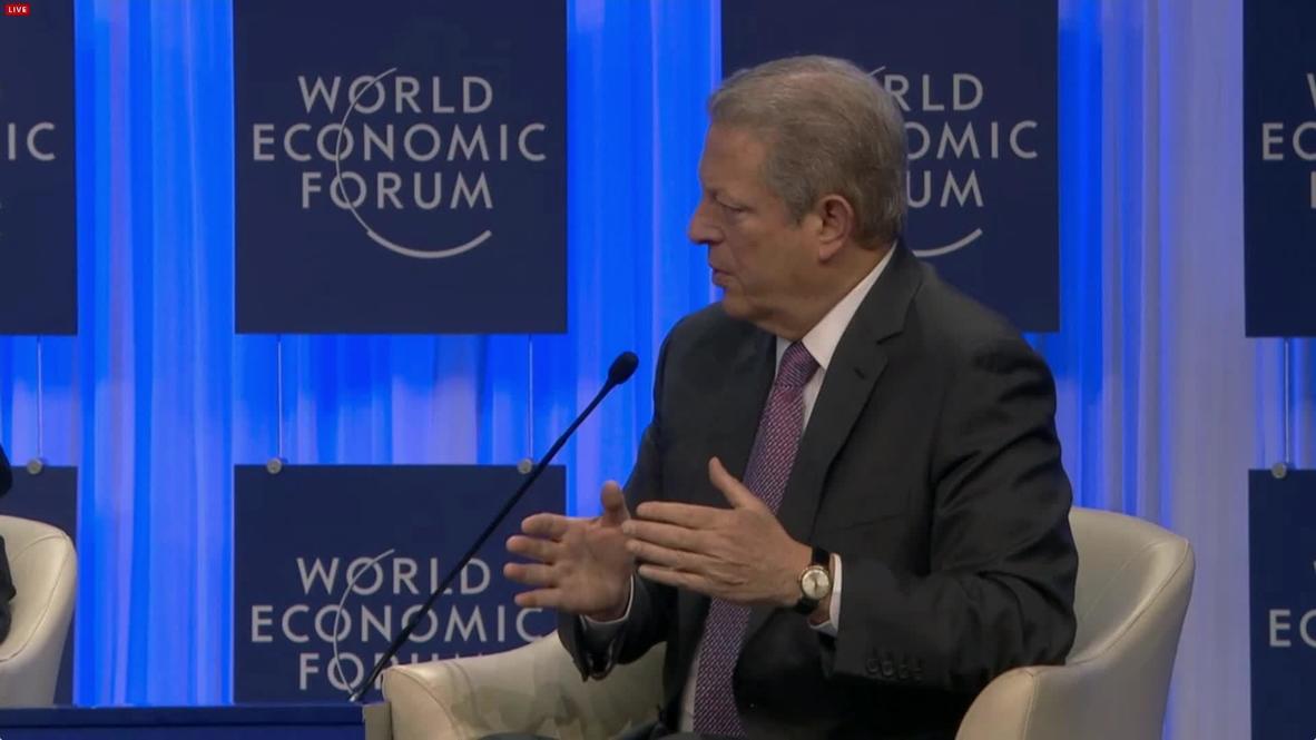 Switzerland: Al Gore praises EU climate change policy at Davos