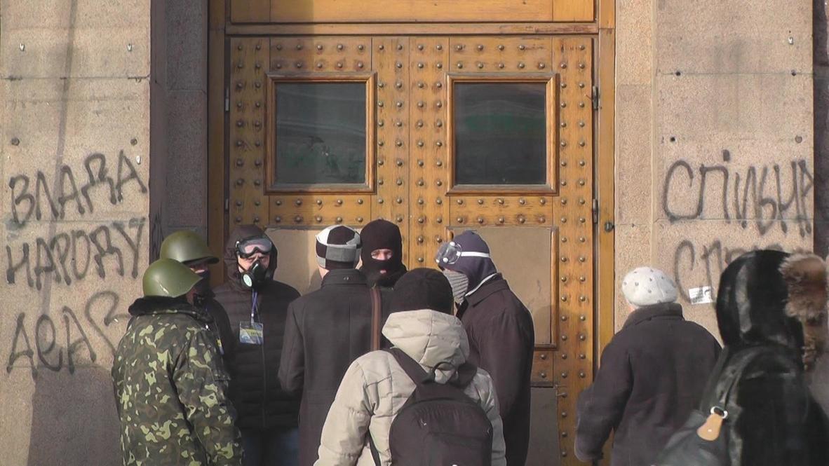 Ukraine: Protesters occupy Ministry of Agriculture building