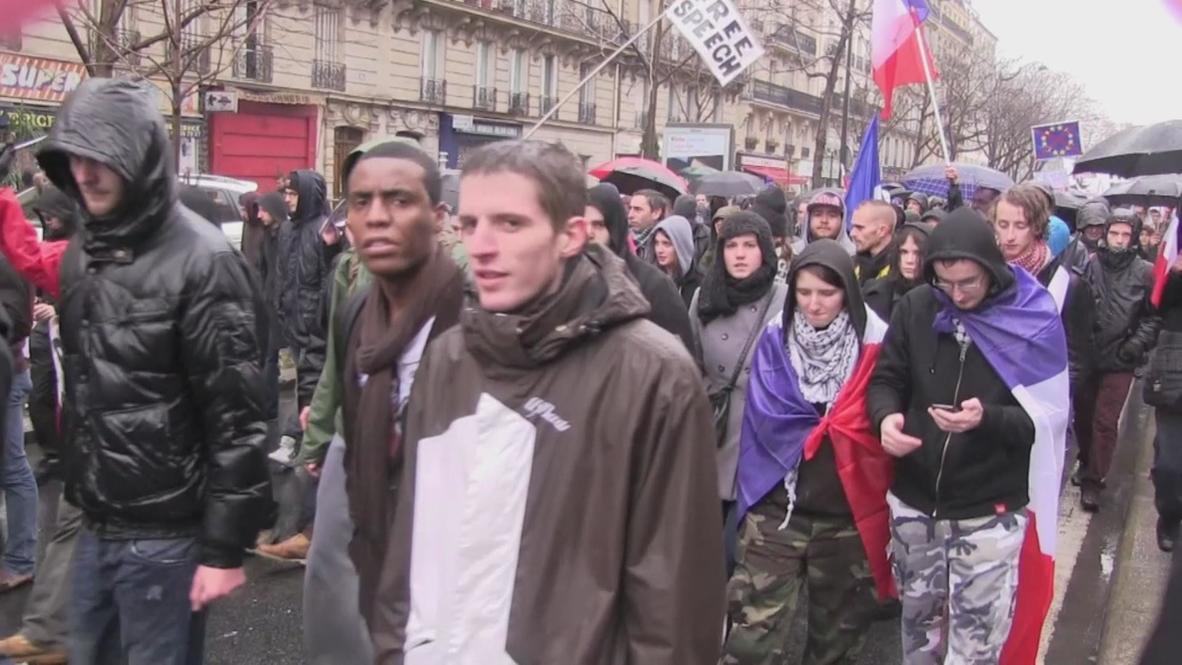 France: Thousands march on "Day of Anger" against Hollande