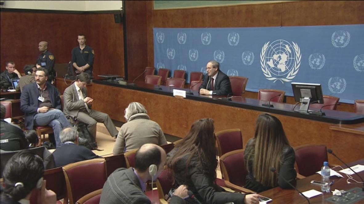 Switzerland: Syria torture photos 'fabricated' - deputy FM Makdad