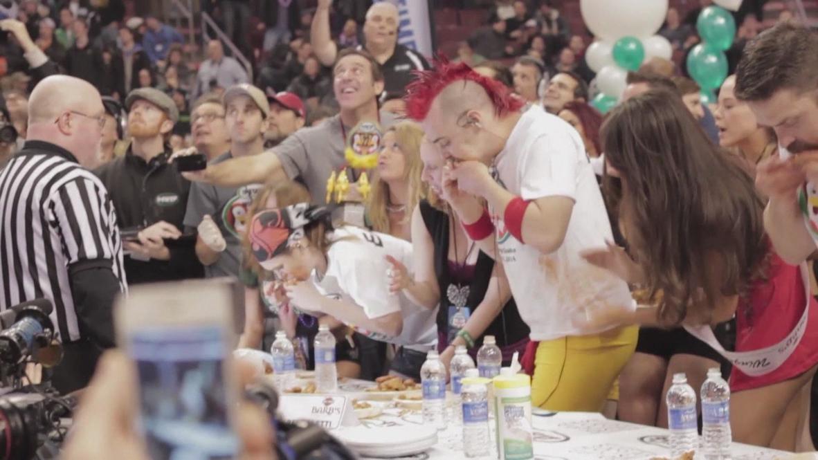 USA: Wing Bowl winner eats competition's hopes, dreams