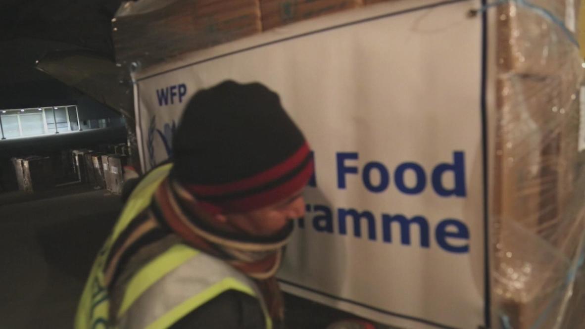 Iraq/Syria: Food-loaded WFP aircraft takes off to Syria