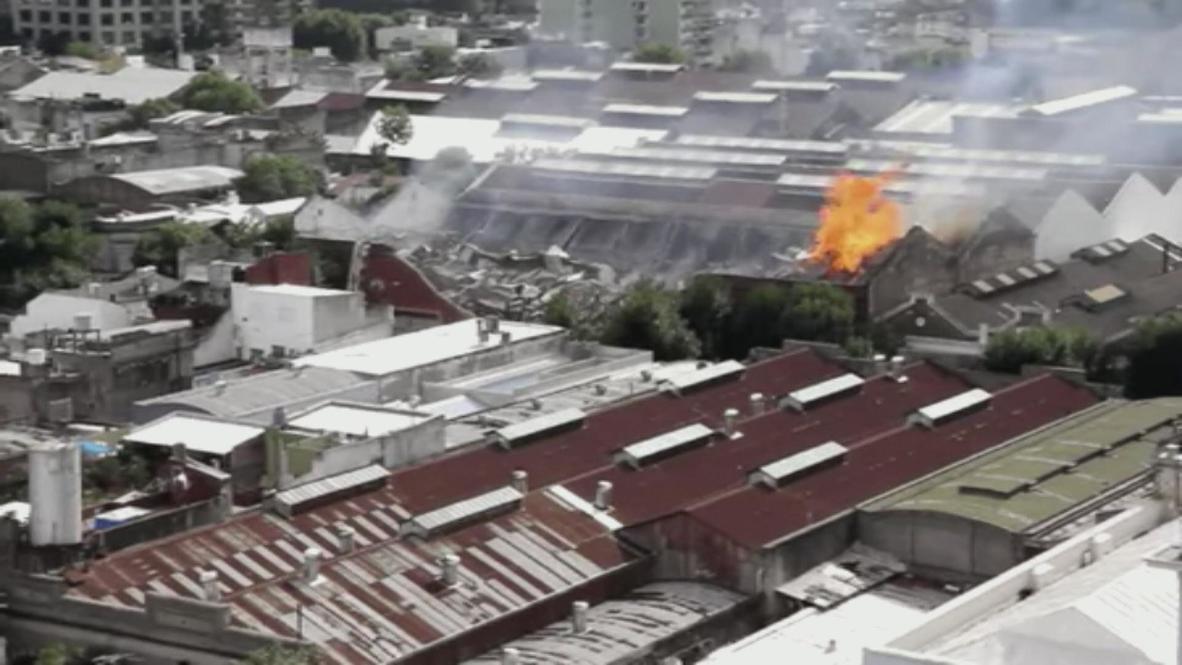Argentina: Nine firefighters dead in warehouse fire