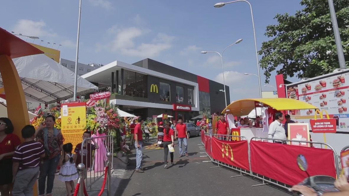 Vietnam: Ho Chi Minh City hails nation's first McDonalds