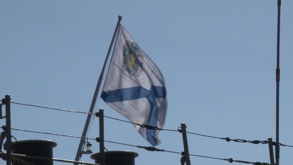 Cyprus: Russian missile cruiser Pyotr Veliky docks at Limassol