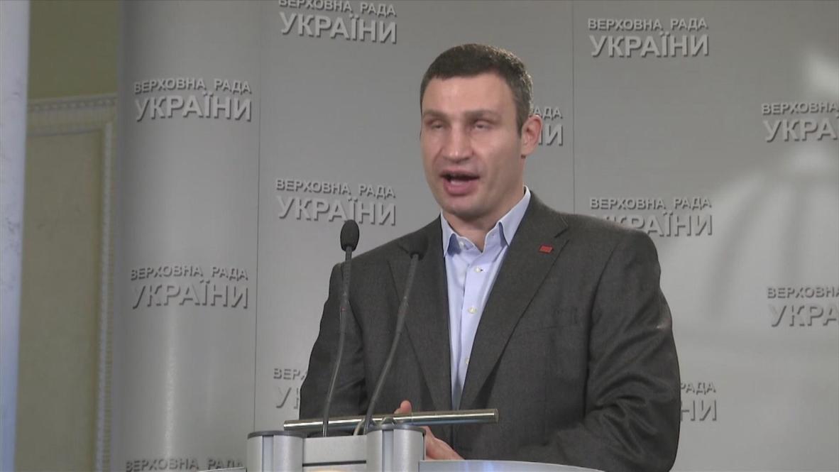 Ukraine: President should be a 'real man' - Klitschko