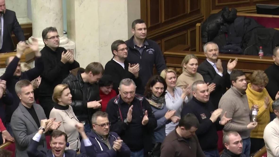 Ukraine: Klitschko attends vote to ban counter-terrorism ops