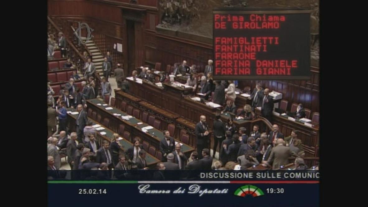 Italy: Renzi wins lower house confidence vote