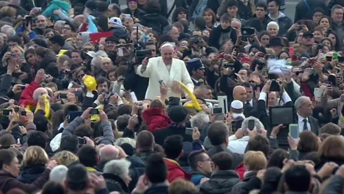 Holy See: Pope Francis blesses 'mini-me Pope'