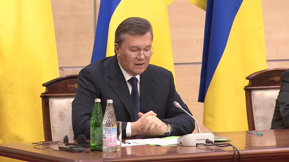 Russia: Yanukovych says he left Ukraine for safety from "fascists"