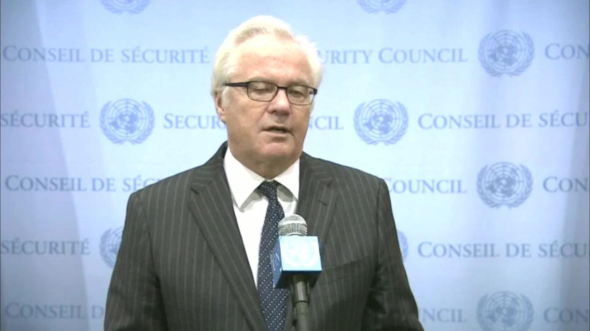 UN: Russian ambassador says military protecting base in Crimea