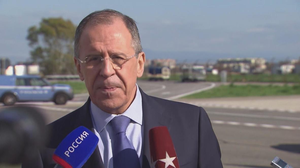 Italy: Impossible to move forward under constant threats - Lavrov