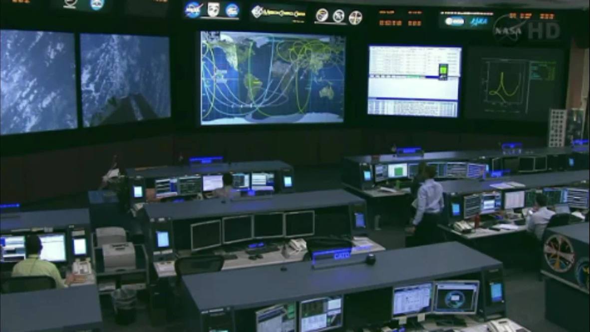 Space: Soyuz executes stunning deorbit burn as it returns to Earth