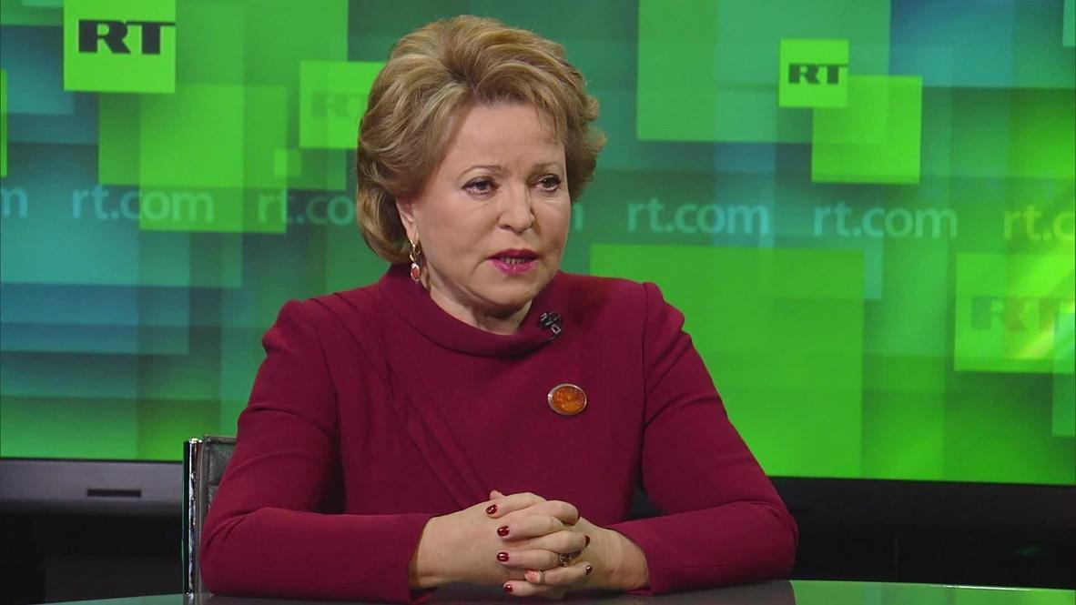 Russia: US has geopolitical goals in Ukraine - Matviyenko
