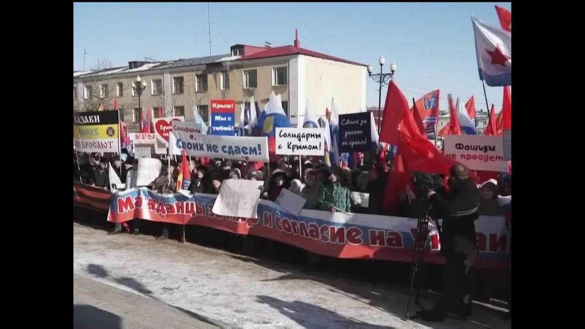 Russia: Far-east come out in support of Russian Crimea