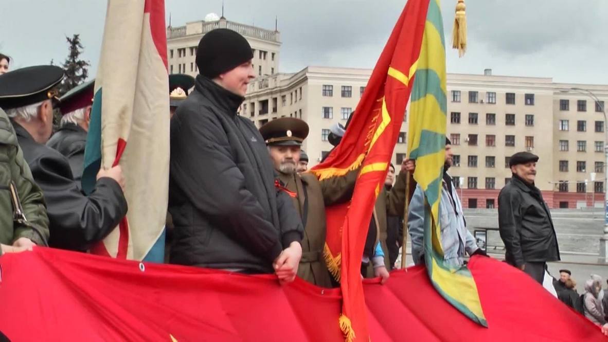 Ukraine: Kharkov's protesters want a referendum like Crimea