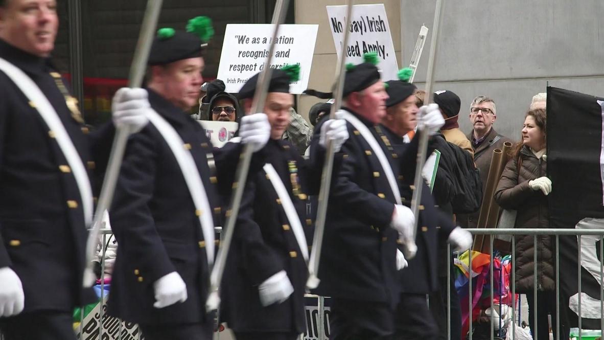 USA: 'Irish Queers' protest NYPD's participation in "homophobic" St Paddy's Parade