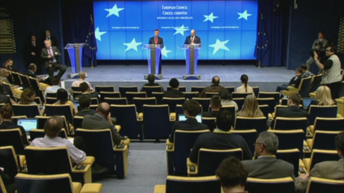 Belgium: European President Schulz calls for more sanctions