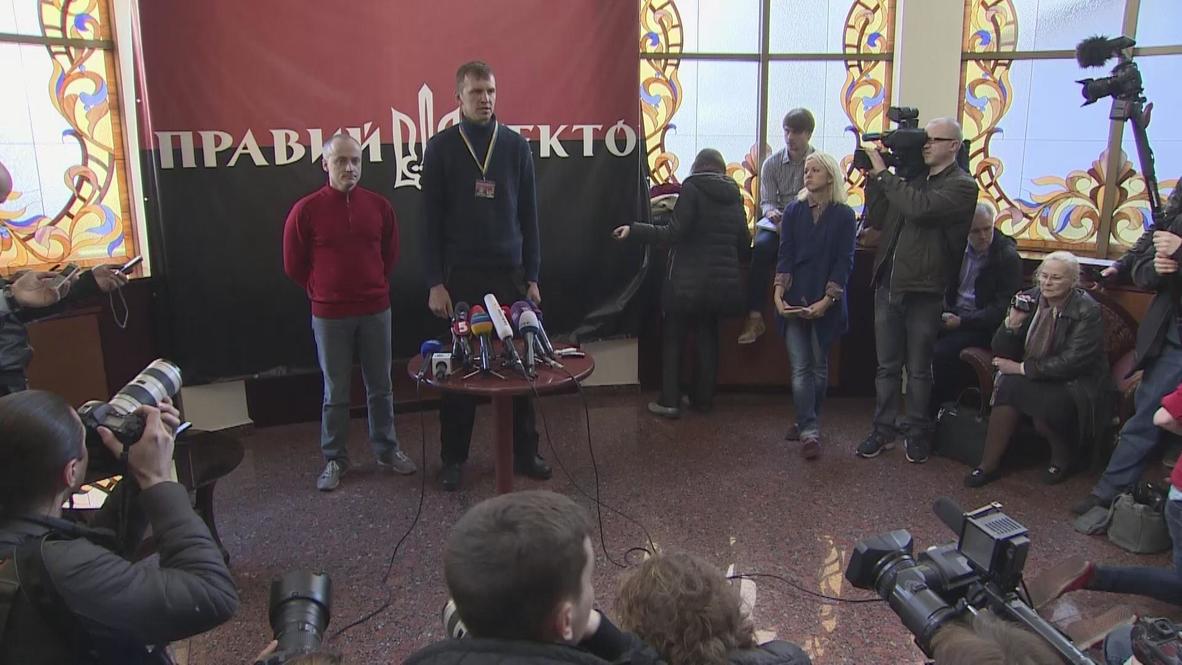 Ukraine: Right Sector registers as political party