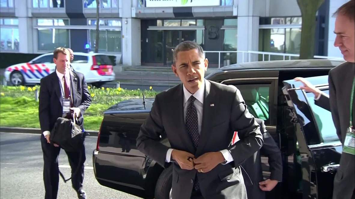 Netherlands: Obama arrives for second day of Nuclear Security Summit