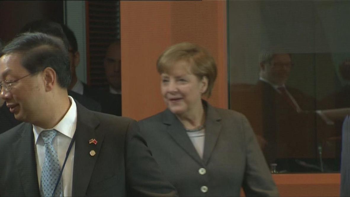 Germany: Merkel and Jinping meet in Berlin