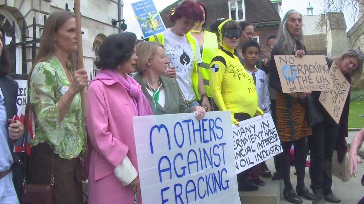 UK: Mothers Against Fracking tell the government to "frack off"