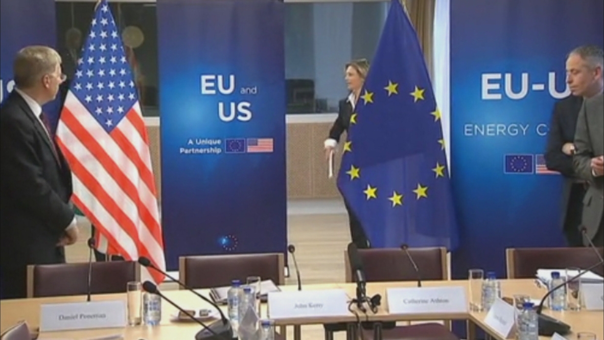 Belgium: Kerry vows to bring Polish and Hungarian gas to Ukraine