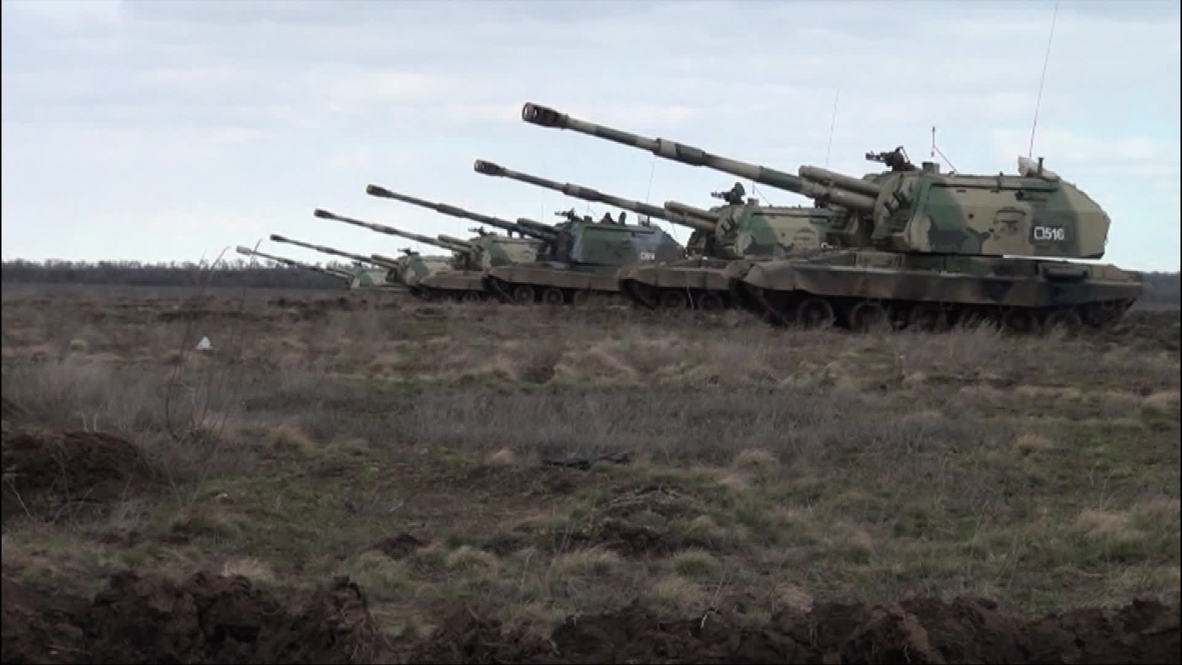 Russia: Artillery drills held in Volgograd region