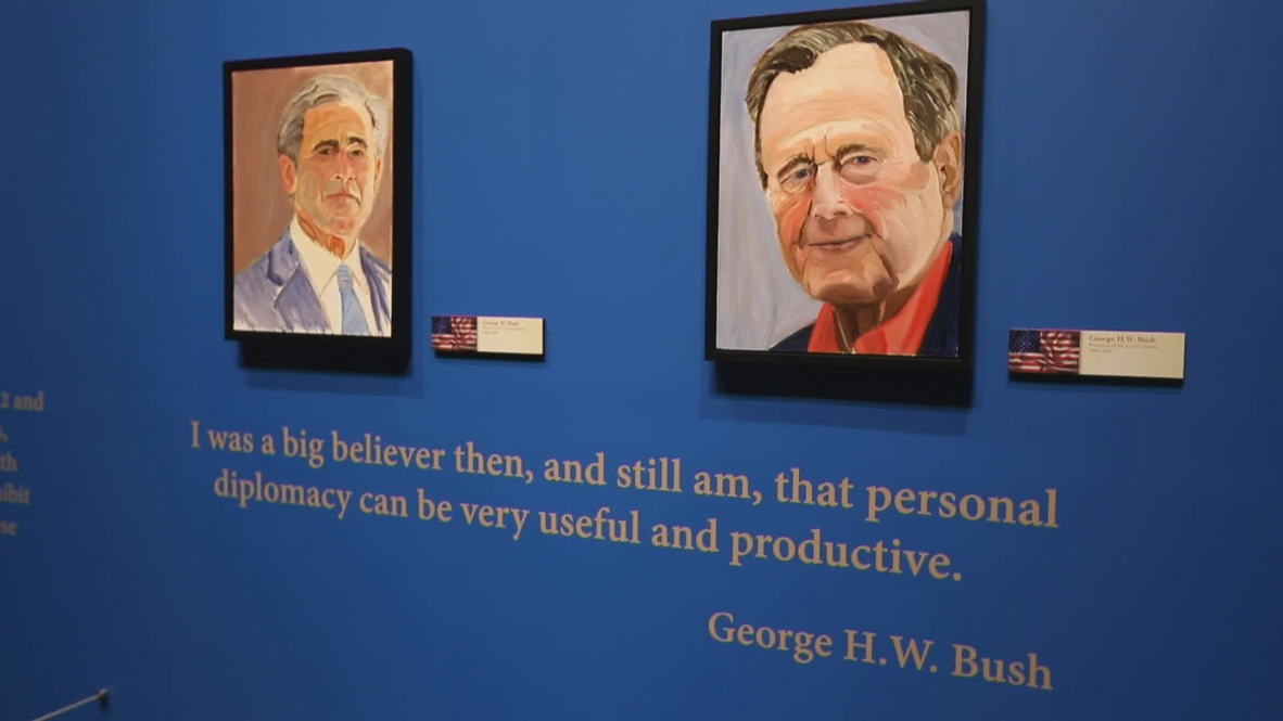 USA: Check out George W. Bush's portraits of world leaders