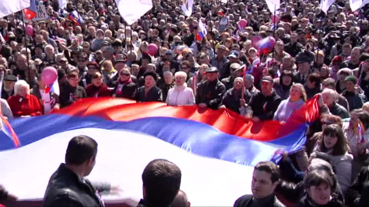Ukraine: Pro-Russia rally demands Donbass referendum