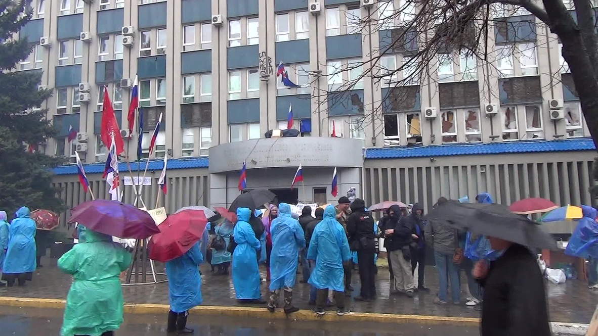 Ukraine: Leader of building occupation clarifies high calibre of protesters