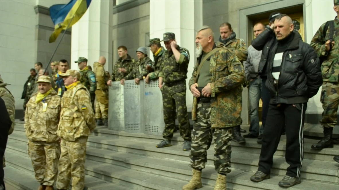 Ukraine: Pro-Maidan protesters rally outside Rada