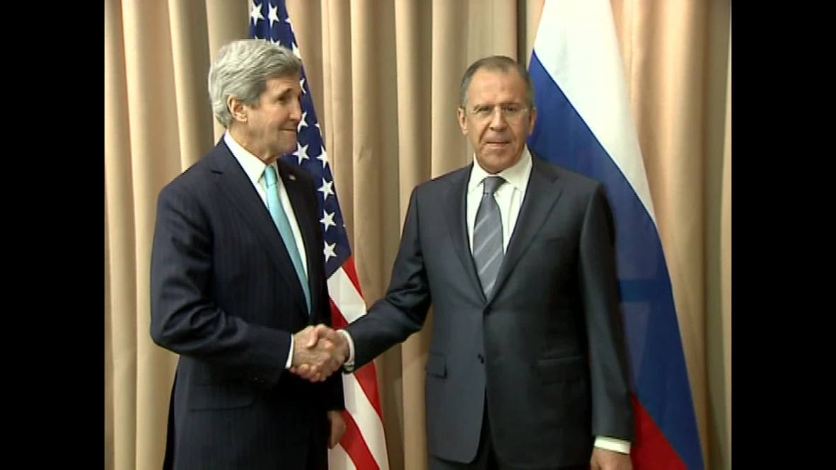 Switzerland: Kerry and Lavrov meet for Ukrainian crisis talks in Geneva