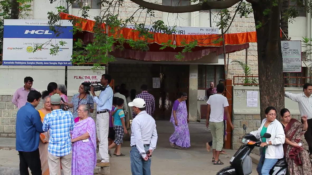 India: Bangalore's 'Bill Gates' casts his vote