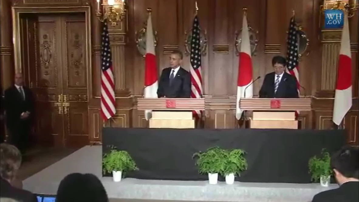 Japan: Exit your 'comfort zone' to seal trade deal - Obama tells Abe