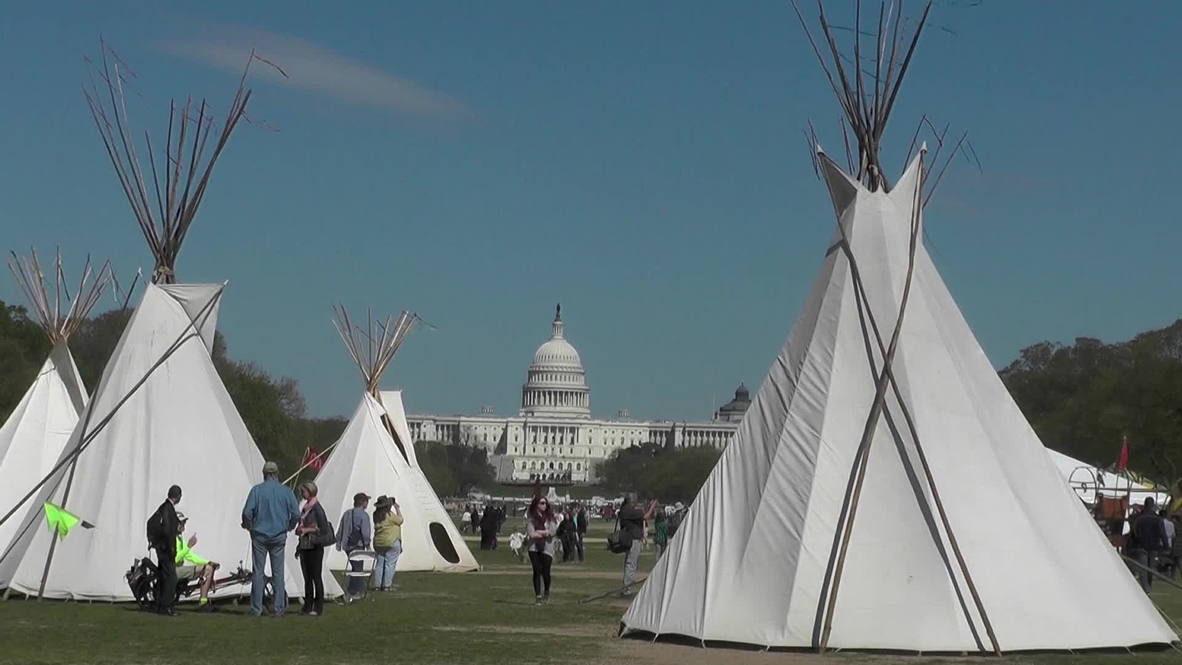 USA: Anti-Keystone protesters paint Obama a clear message