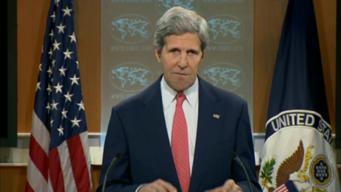 USA: Russia using "barrel of a gun" and "mob violence" in Ukraine - Kerry