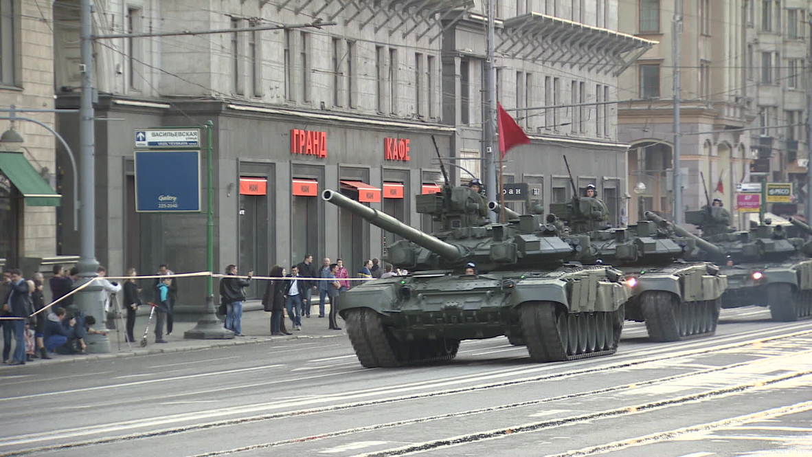 Russia: ICBMS, T-90s rolled out for Victory Day rehearsal