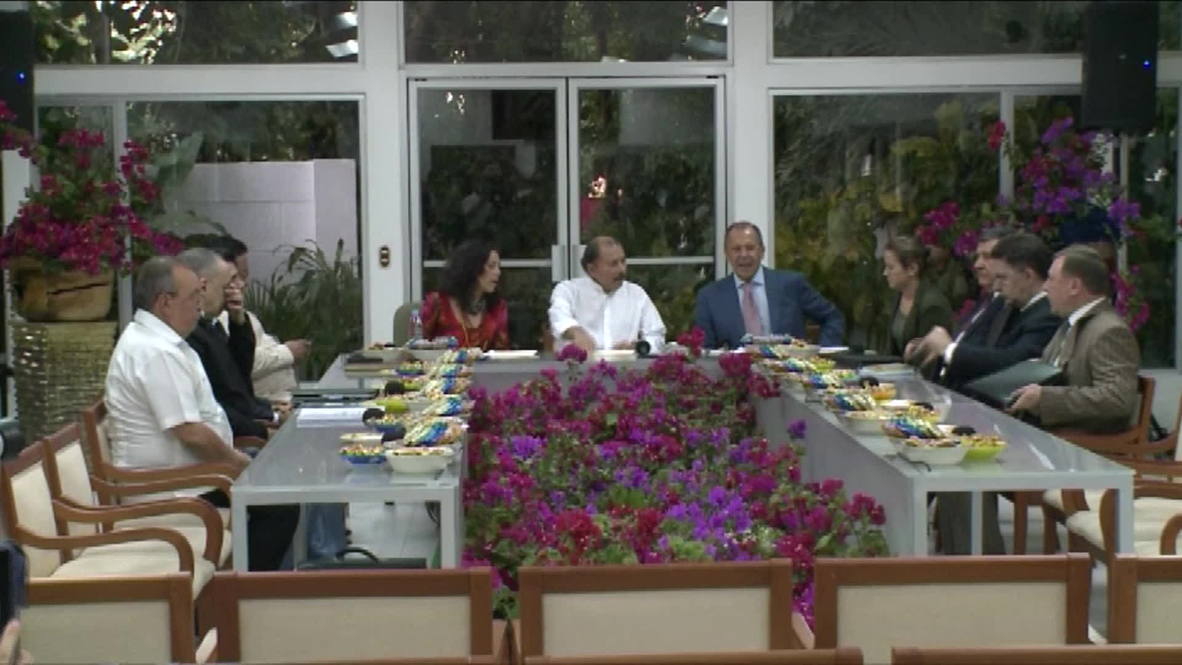 Nicaragua: Ortega condemns sanctions during Lavrov visit
