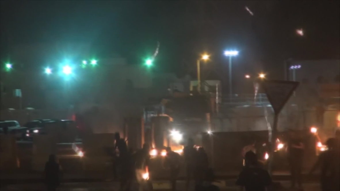 Bahrain: Protesters rain fire on police in Sitra