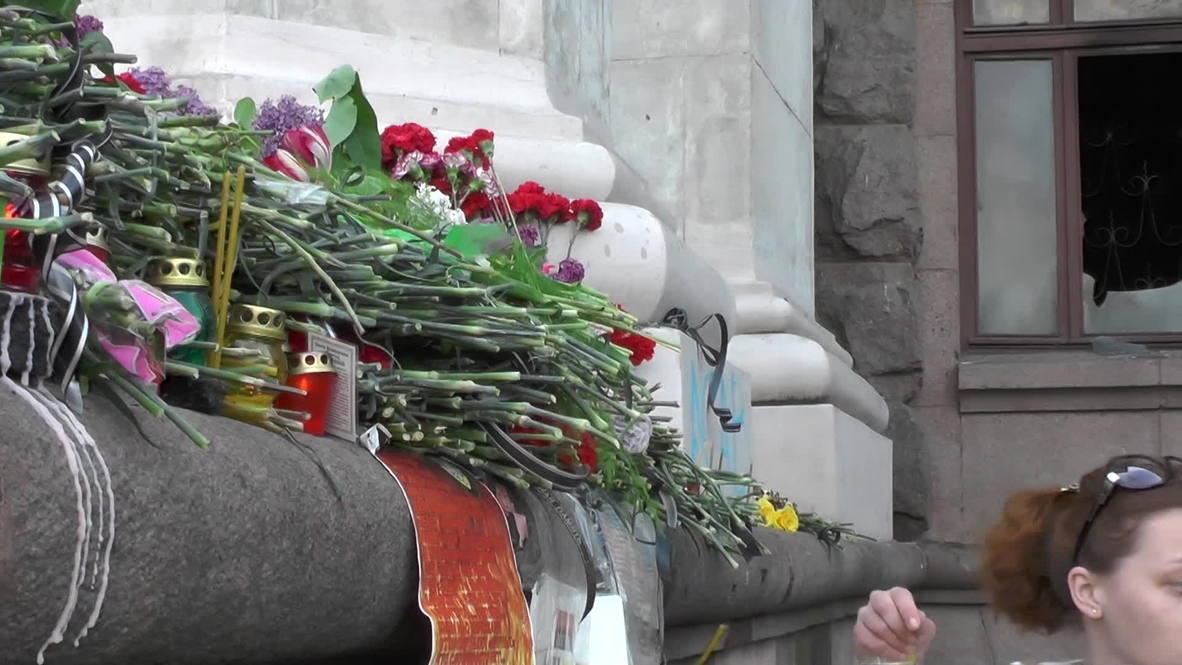 Ukraine: Odessa mourns victims of fatal Trade Union Building blaze