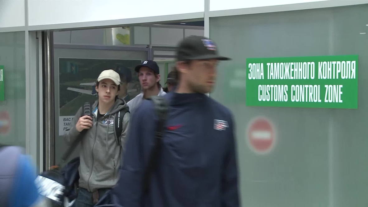 Belarus: US hockey team touch down in Minsk for championship